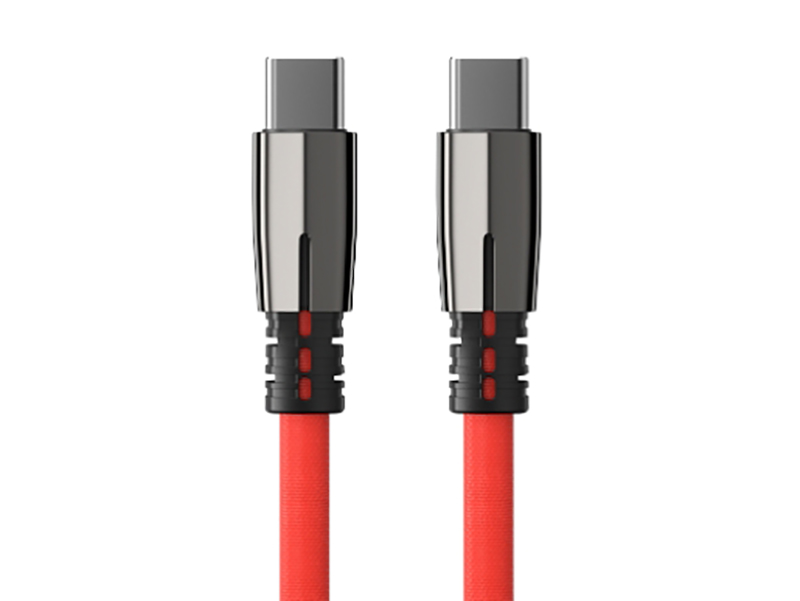 

Аксессуар AccesStyle Type-C - Type-C 1m Red CC50-F100LED, CC50-F100LED