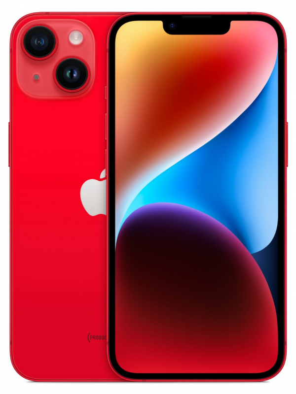 Сотовый телефон APPLE iPhone 14 128Gb Red (A2649) (no nano-SIM, dual eSIM only)