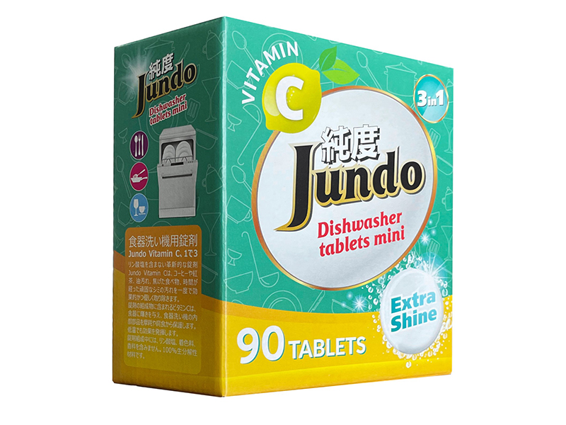 цена Таблетки для посудомоечных машин Jundo Vitamin C 3в1 90шт 4903720021057