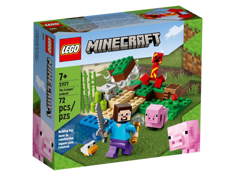 

Lego Minecraft Засада Крипера 72 дет. 21177, Засада Крипера