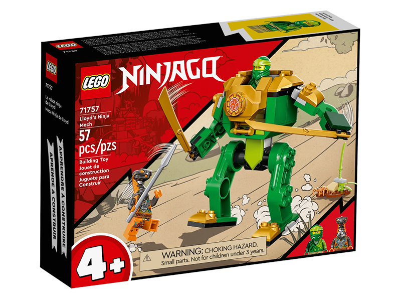 

Lego Ninjago Робот-ниндзя Ллойда 57 дет. 71757, Робот-ниндзя Ллойда