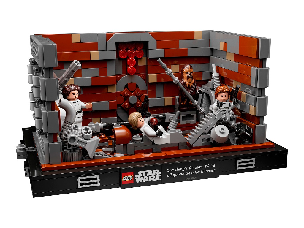 

Конструктор Lego Star Wars Диорама Уплотнитель мусора 802 дет. 75339, Диорама Уплотнитель мусора