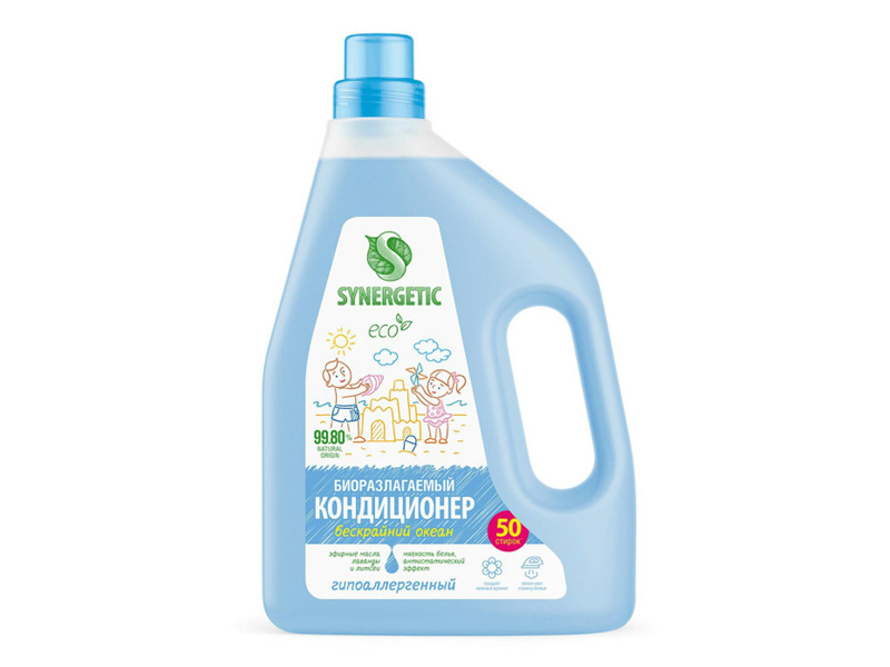 

Кондиционер-ополаскиватель для белья Synergetic Бескрайний океан 1.5L 4607971455165, 4607971455165