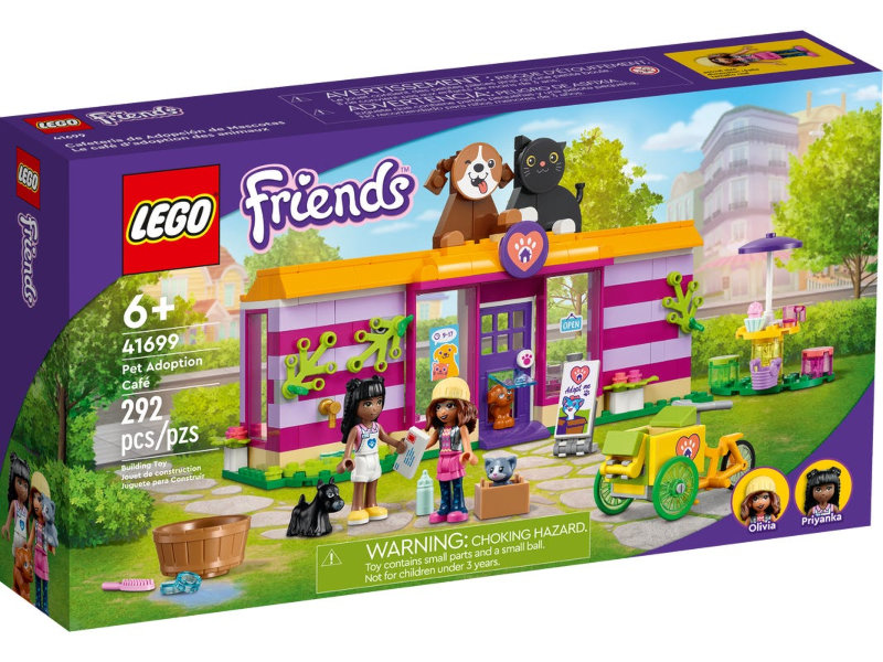

Lego Friends Кафе-приют для животных 292 дет. 41699, Friends Кафе-приют для животных
