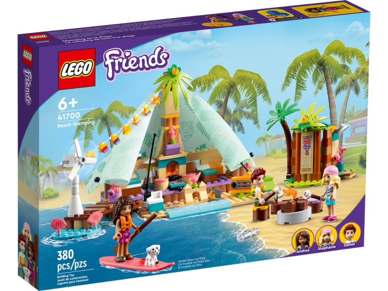 

Lego Friends Кэмпинг на пляже 380 дет. 41700, Friends Кэмпинг на пляже