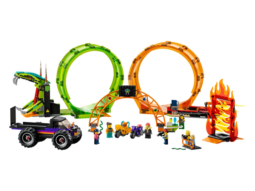 

LEGO City 60339 Арена для трюков с двойной петлей, Трюковая арена двойная петля