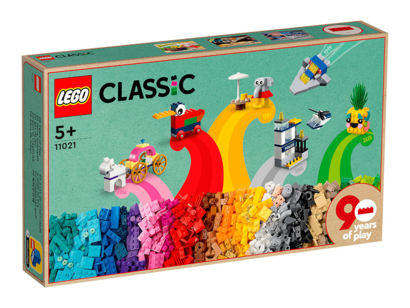 

Lego Classic 90 лет игры 1100 дет. 11021, 90 лет игры