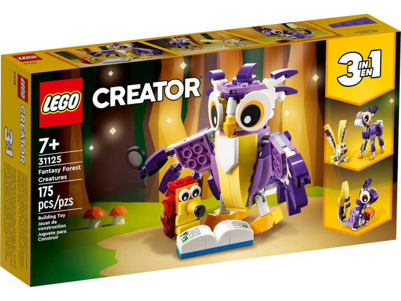 

Lego Creator Удивительные лесные обитатели 175 дет. 31125, Удивительные лесные обитатели