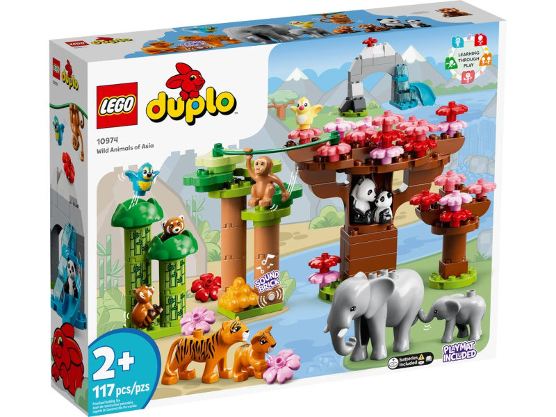 Lego Duplo Дикие животные Азии 116 дет. 10974 картинки половинки животные