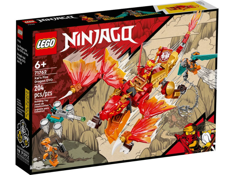 

Lego Ninjago Огненный дракон ЭВО Кая 204 дет. 71762, Огненный дракон ЭВО Кая