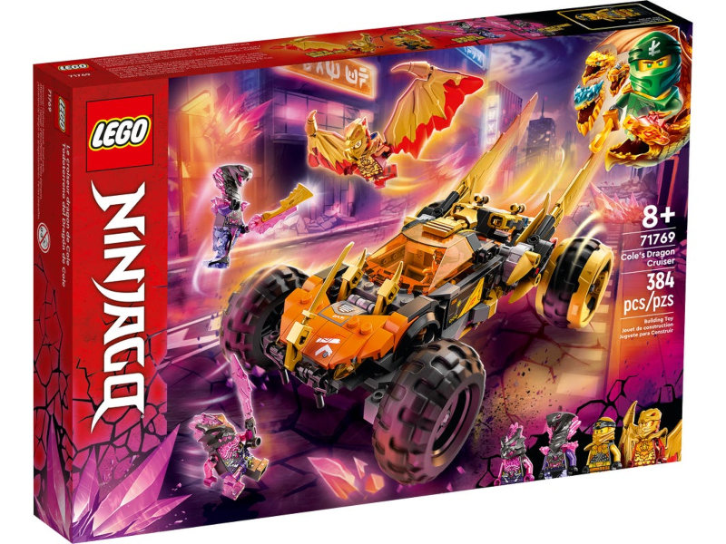 

Lego Ninjago Драконий вездеход Коула 384 дет. 71769, Драконий вездеход Коула