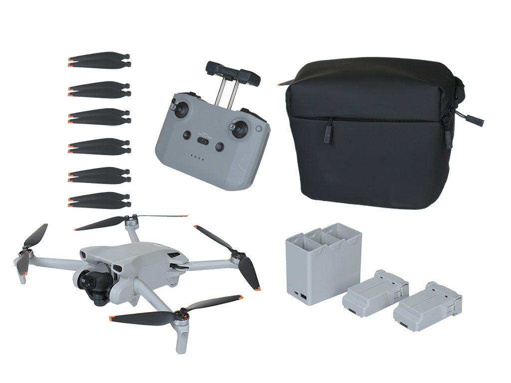 

Квадрокоптер DJI Mini 3 Fly More Combo Plus (Стандарт пульт), Mini 3