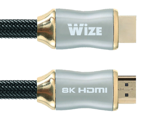 

Аксессуар Wize HDMI v.2.1 19M/19M 3m Black WAVC-HDMI8K-3M, WAVC-HDMI8K-3M