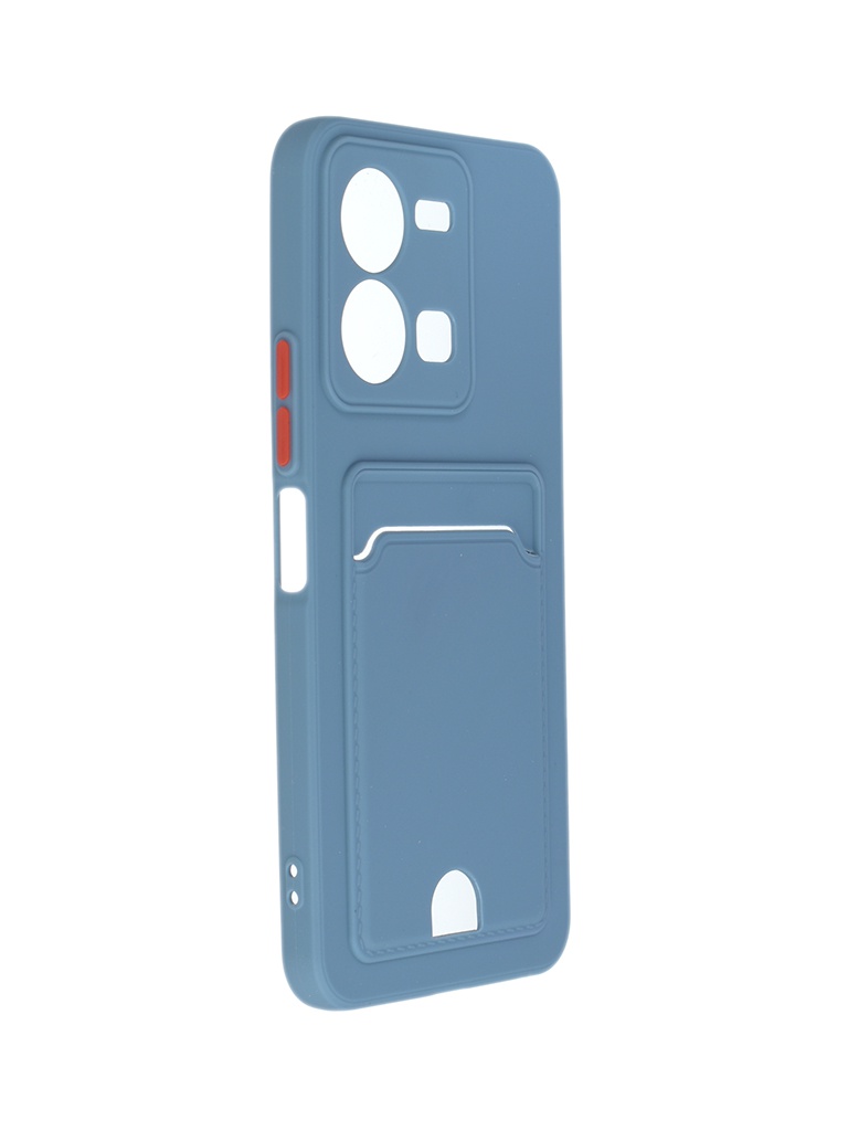 

Чехол Neypo для Vivo Y35 Pocket Matte Silicone с карманом Grey NPM57209, Vivo Y35