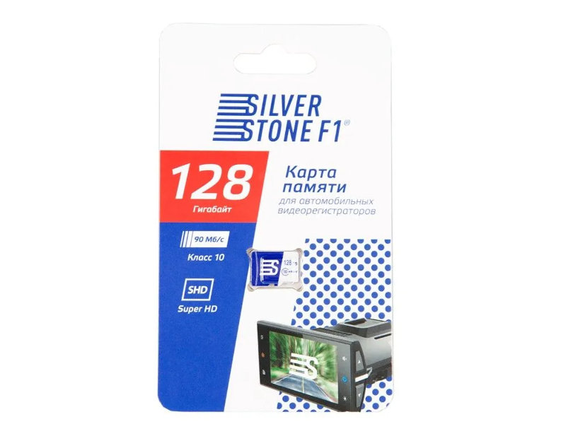 

Карта памяти 128Gb - SilverStone F1 MicroSDHC Class 10 UHS-I U1 SpeedCard128, SpeedCard128