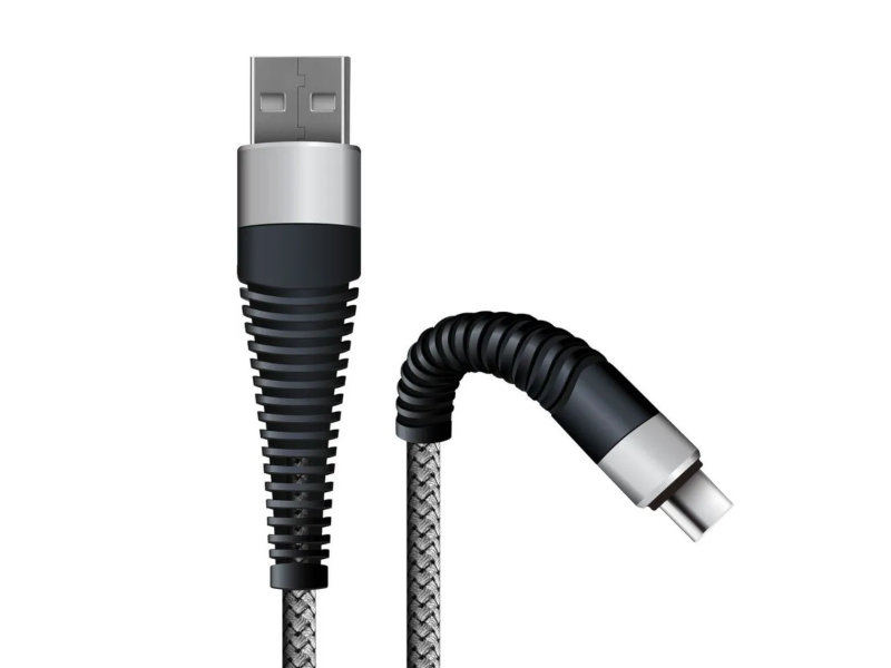 

Аксессуар BoraSCO Fishbone USB - Type-C 1m Space Grey 38504, 38504