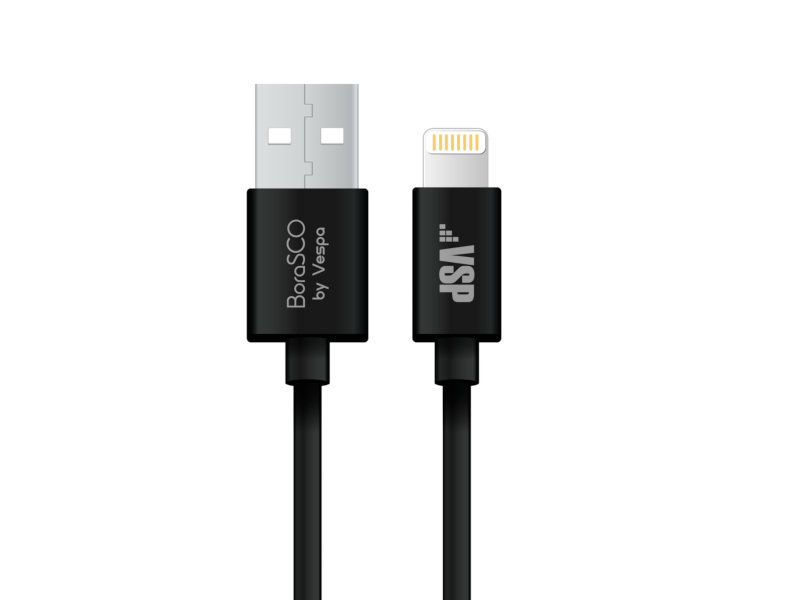 

Аксессуар BoraSCO USB - Lightning 3m Black 50131, 50131