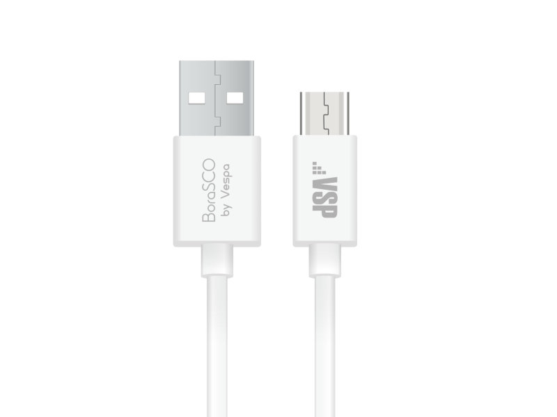 

Аксессуар BoraSCO USB - MicroUSB 1m White 34849, 34849