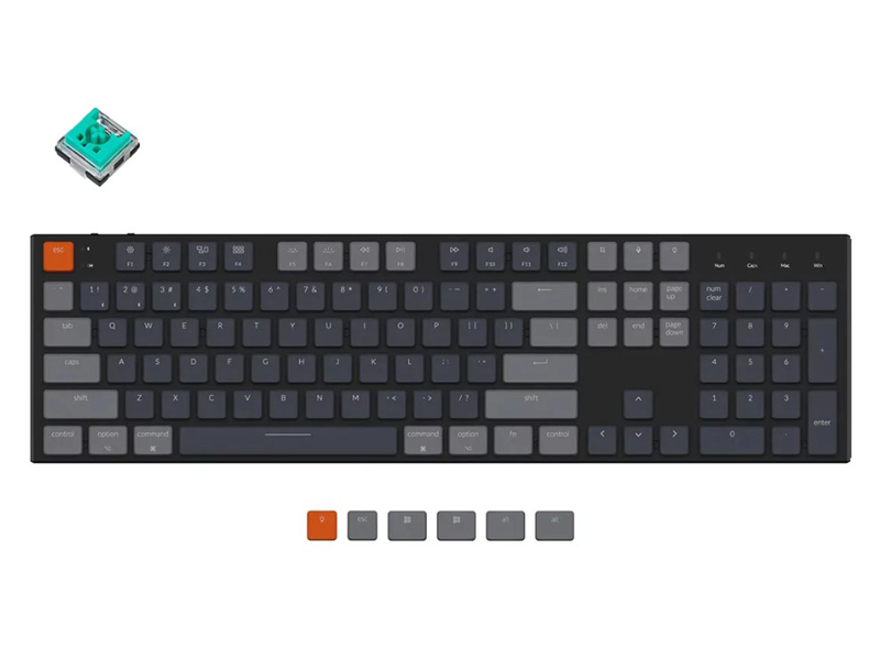 

Клавиатура Keychron K5SE Full Size RGB Mint Switch K5SE-E5, K5SE