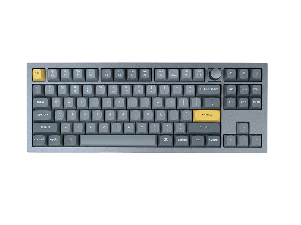 

Клавиатура Keychron Q3 RGB (Red Switch) Grey Q3-N1-RU, Q3