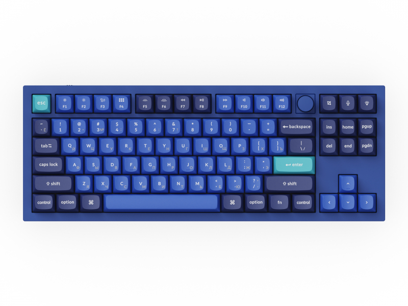 

Клавиатура Keychron Q3 RGB (Red Switch) Blue Q3-O1-RU, Q3