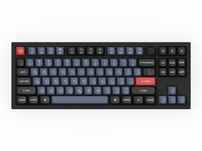 фото Клавиатура keychron q3 red gateron g pro (brown switch) black q3-m3-ru