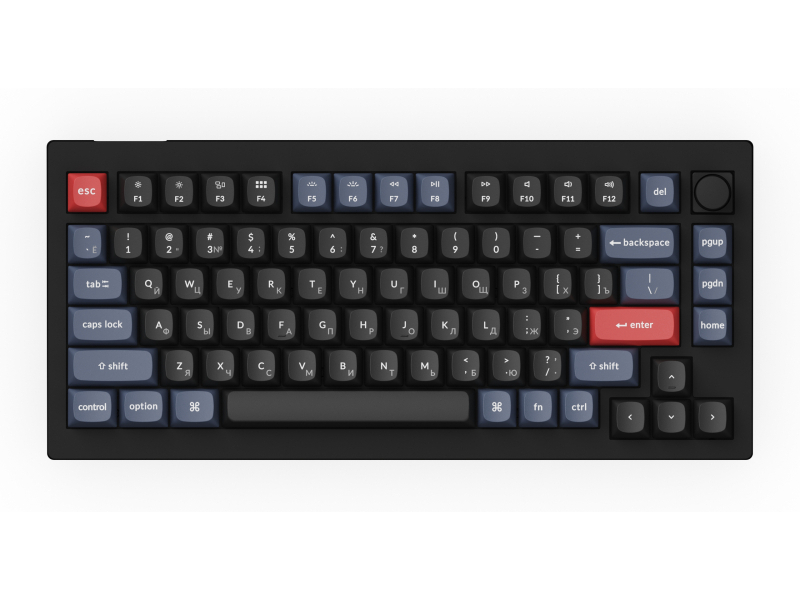 

Клавиатура Keychron V1 RGB Black-Red Switch V1-D1-RU, V1