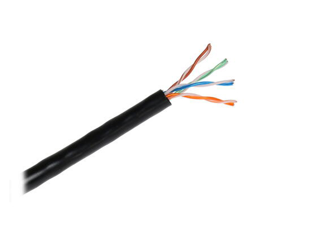 Сетевой кабель 5bites Express UTP / SOLID / 5E / 24AWG / COPPER / PVC+PE / BLACK / OUTDOOR / DRUM / 305M US5525-305BPE