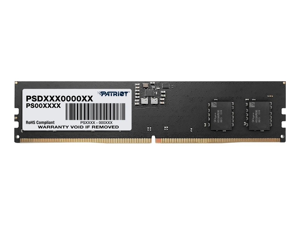 фото Модуль памяти patriot signature line ddr5 dimm 4800mhz pc5-38400 cl40 32gb psd532g48002