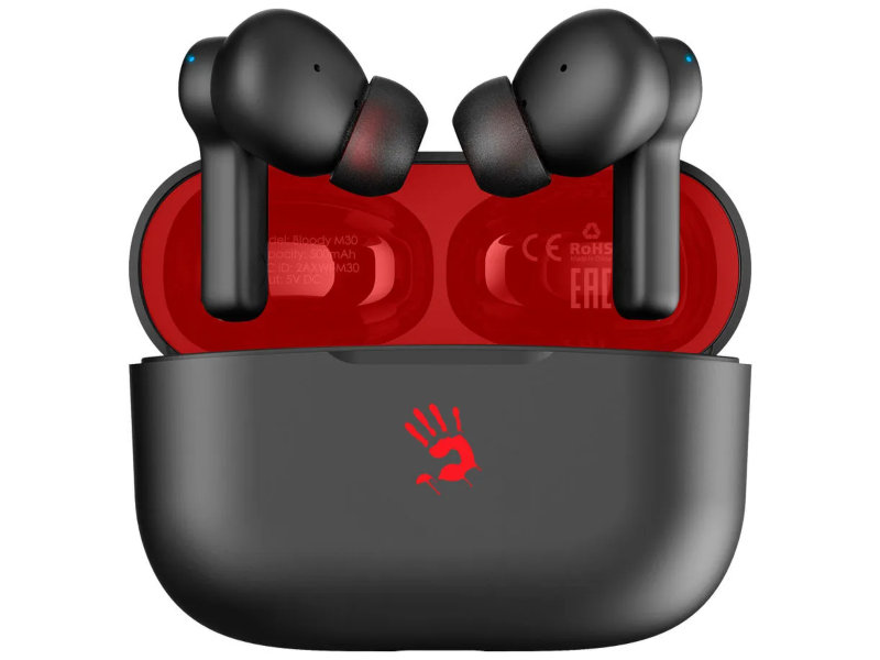 

Наушники A4Tech Bloody M30 Black-Red, M30