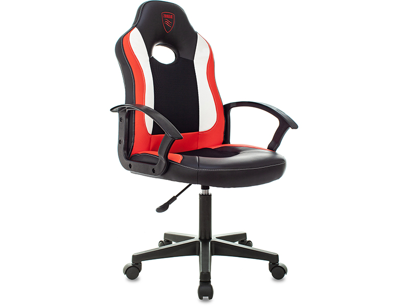 Компьютерное кресло Zombie 11LT Black-Red 1836301 компьютерное кресло zombie 11lt black blue 1836294