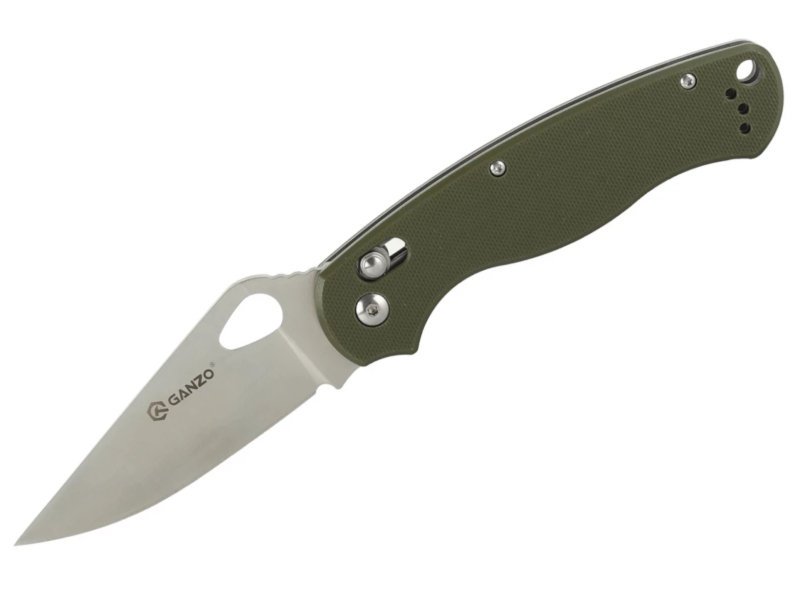 

Нож Ganzo G729-GR Green - длина лезвия 87мм, G729-GR