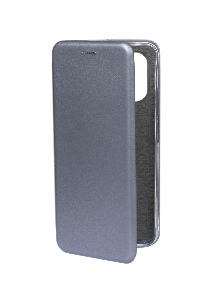 

Чехол Wellmade для Realme C33 Book Silver WM-0377-GY, Realme C33