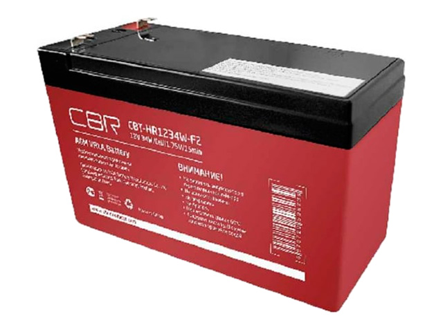 Аккумулятор для ИБП CBR VRLA CBT-HR1228W-F2 12В 6.6Ah клеммы F2 CBT-HR1228W-F2