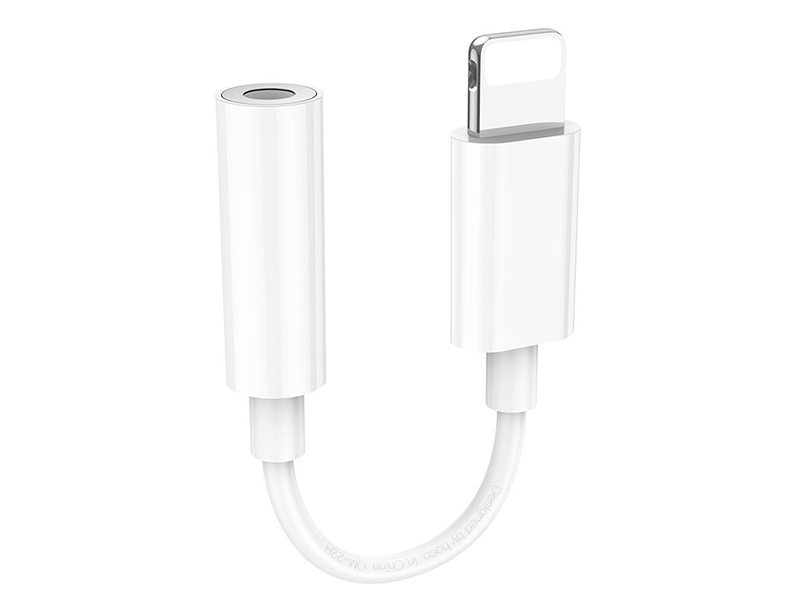 Аксессуар Hoco LS34 Lightning - Jack 3.5mm White 6931474783745