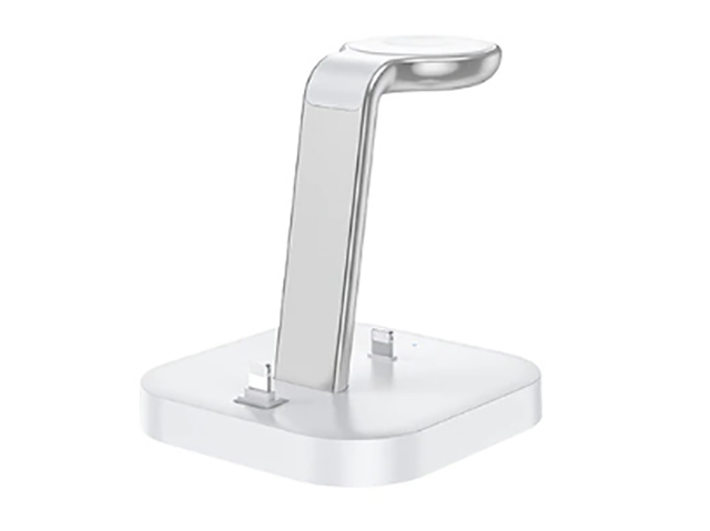 

Зарядное устройство Hoco CW43 Graceful 3-in-1 White, CW43