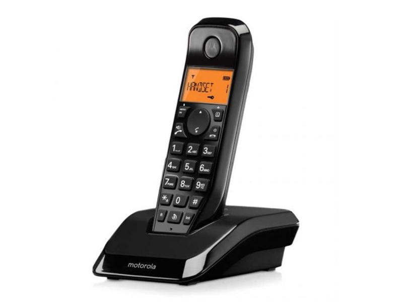 Радиотелефон Motorola S1201 Black dect телефон motorola s1201