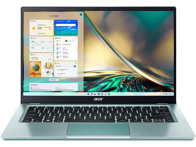 Ноутбук Acer Swift 3 SF314-512 Blue NX.K7MER.002 (Intel Core i5 1240P 1.7 Ghz/8192Mb/512Gb SSD/Intel Iris Xe Graphics/Wi-Fi/Bluetooth/Cam/14/1920x1080/Windows 11) acer swift 3 sf314 512 50ae nx k7mer 006