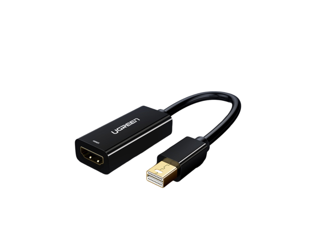 Аксессуар Ugreen MD112 MiniDisplayPort - HDMI Black 10461 аксессуар vcom minidisplayport m displayport m 1 4v 1 8m cg685 1 8m