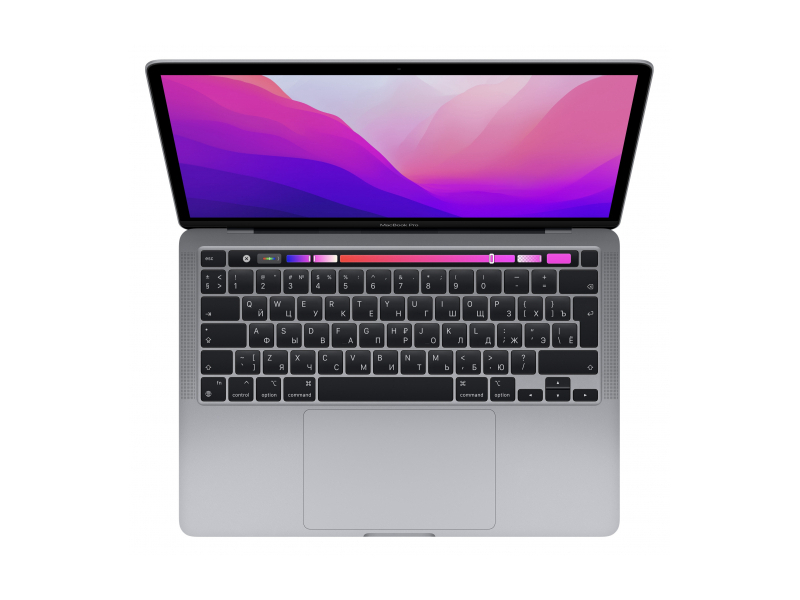 Ноутбук APPLE MacBook Pro 13 (2022) (Русская / Английская раскладка клавиатуры) Space Grey MNEH3 (Apple M2/8192Mb/256Gb SSD/Wi-Fi/Bluetooth/Cam/13.3/2560x1600/Mac OS) ноутбук apple macbook pro 16 space grey mk183hn a
