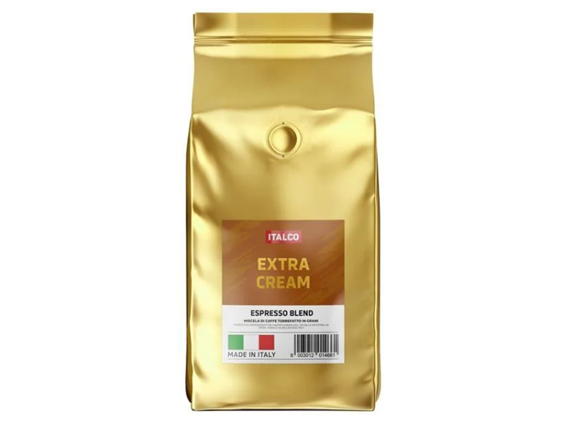 Кофе в зернах Italco Extra Cream в/у 1kg кофе в зернах italco fresh brazil arabica 1kg 4650097782950