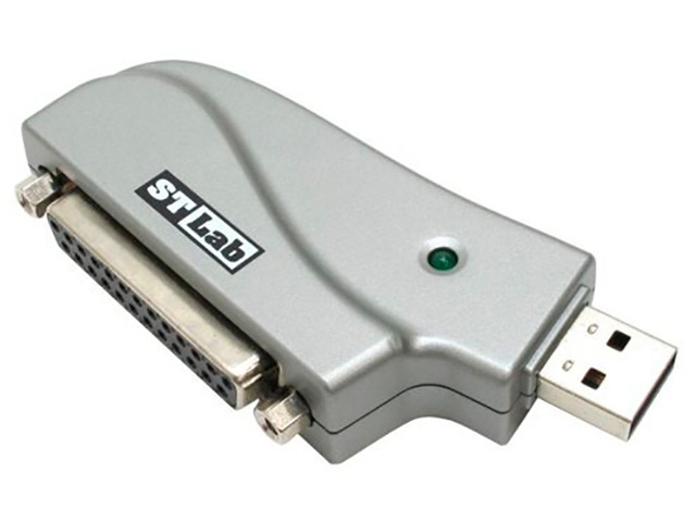 Аксессуар ST-Lab USB - LPT 25F U-370 хаб usb st lab 4xusb3 1 gen 2 white u 1760
