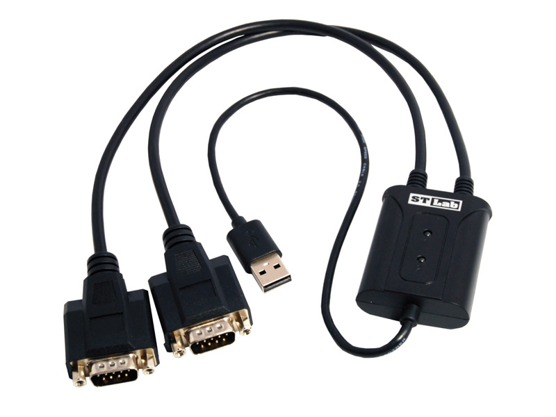 фото Аксессуар st-lab usb 2.0 - 2xcom 9m u-700