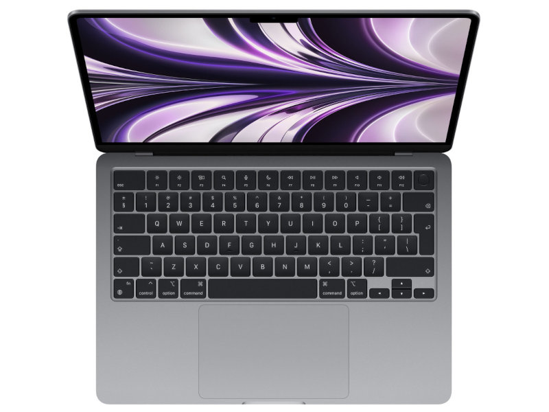 Ноутбук APPLE MacBook Air 13 (2022) (Русская / Английская раскладка клавиатуры) Space Grey MLXW3 (Apple M2/8192Mb/256Gb SSD/Wi-Fi/Bluetooth/Cam/13.6/2560x1664/Mac OS)