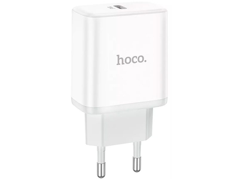 Зарядное устройство Hoco C104A Stage Single Port PD20W White 6931474782892 зарядное устройство energea usb c pd20w usb a 22 5w pps total 33w white