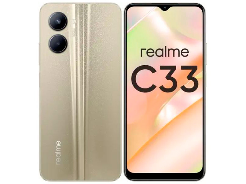 Сотовый телефон Realme C33 3/32Gb Gold