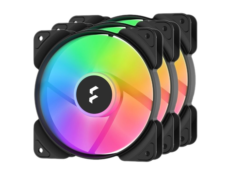 Вентилятор Fractal Design Aspect 12 RGB PWM 3-pack 120mm 500-2000rpm Black FD-F-AS1-1207