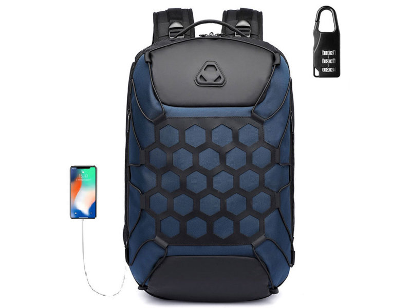 

Рюкзак Ozuko 9348 Blue, 9348-DarkBlue