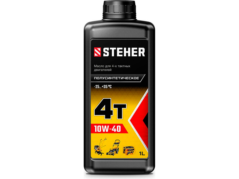 

Масло полусинтетическое Steher 4Т-10W40 для 4-х тактных двигателей 1L 76010-1, 76010-1