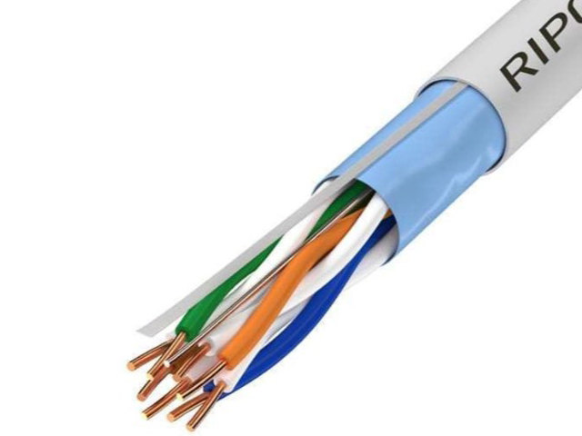 фото Сетевой кабель ripo ftp 4 cat.5e 24awg cu plus 25m 001-122017-25